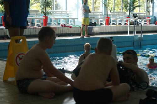 Sobotnie zajęcia na basenie.