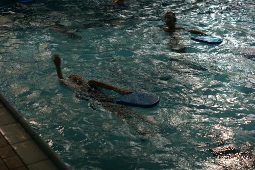 Sobotnie zajęcia na basenie.